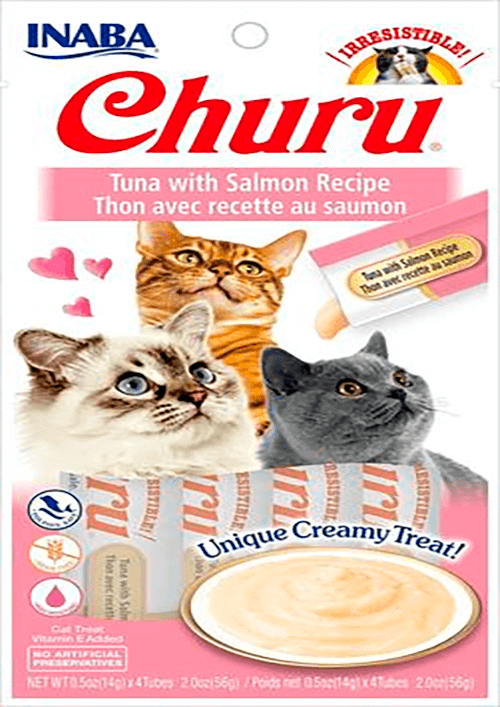 CHURU TUNA & SALMON 4 TUBES X 56 G