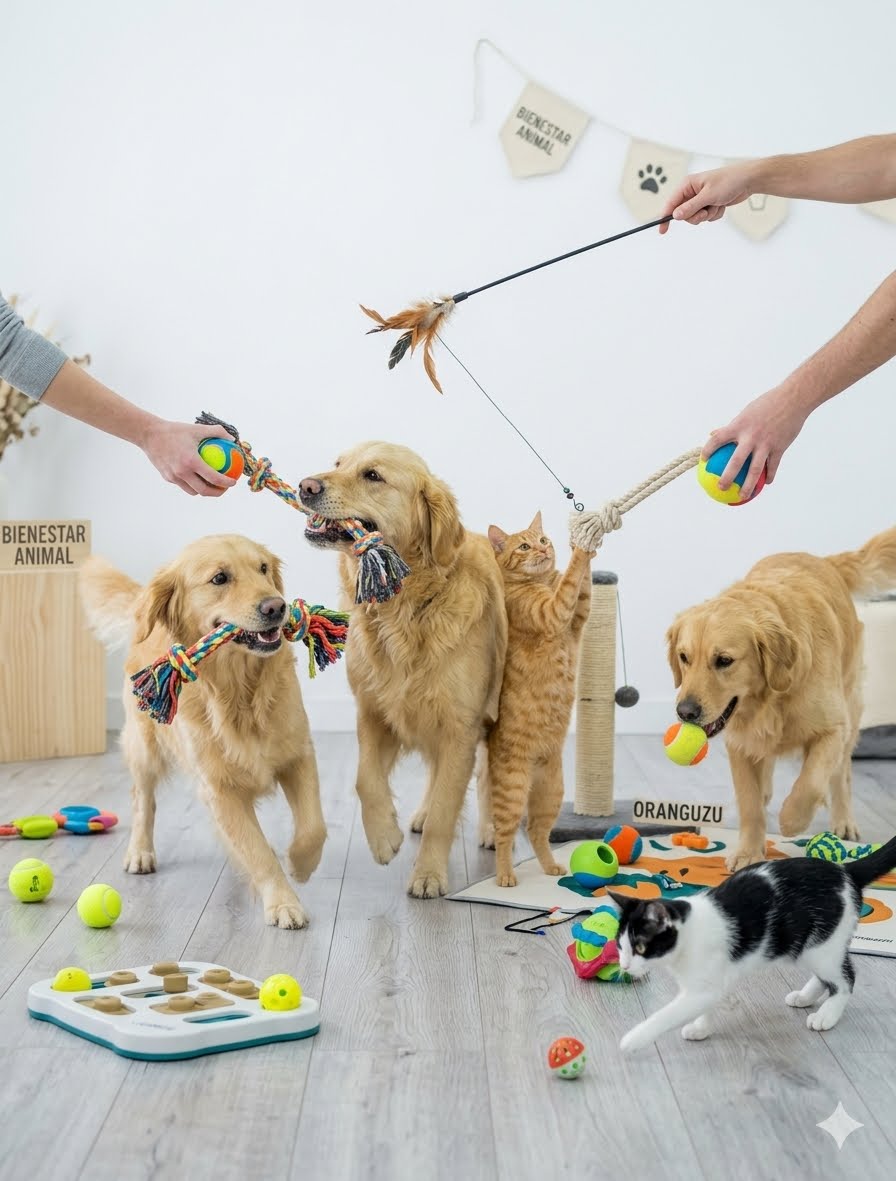 El poder del juego: una mascota activa es una mascota más feliz