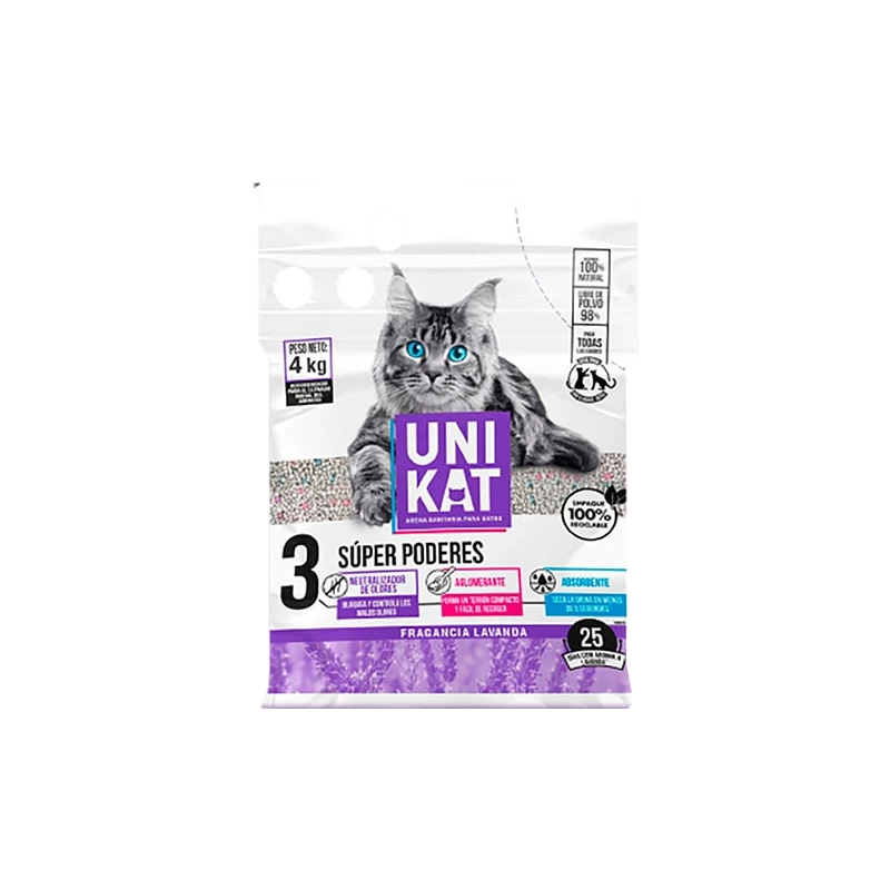 ARENA UNICAT LAVANDA X 4 KG
