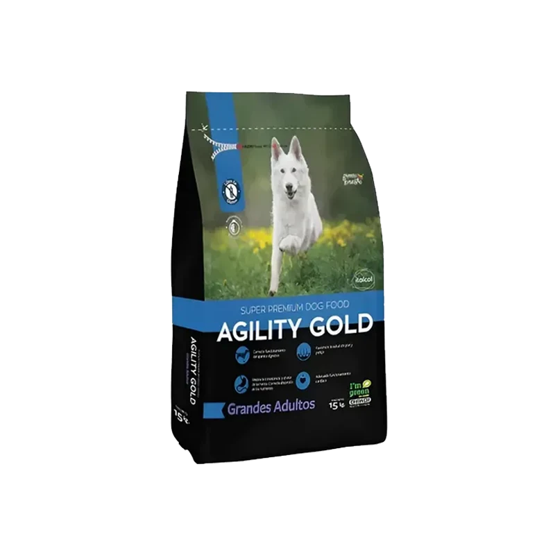 AGILITY GOLD GRANDES ADULTOS X 15 KG
