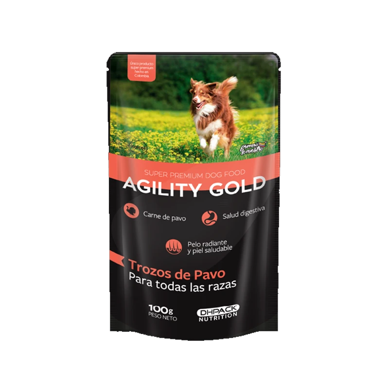 AGILITY GOLD POUCH TROZOS DE PAVO X 100G