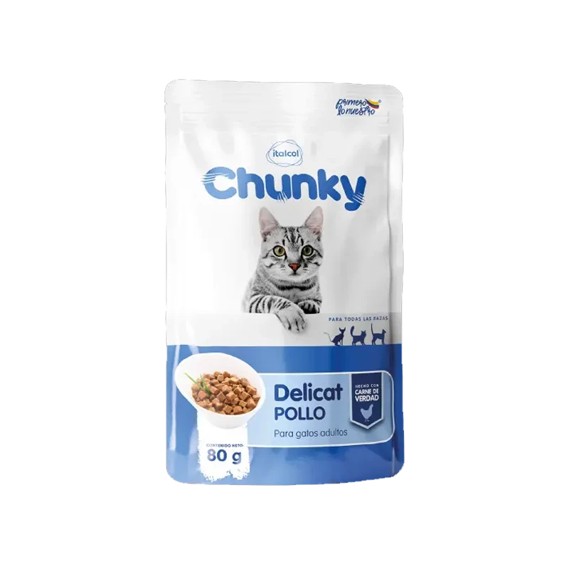 CHUNKY DELICAT TROZOS DE POLLO X 80G