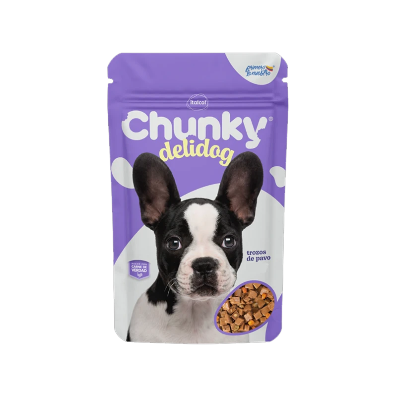 CHUNKY DELIDOG TROZOS DE PAVO POUCH X 100 G