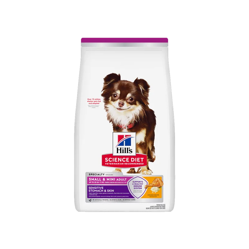 HILLS C SENSITIVE STOMACH AND SKIN CANINO MINI  X 4 LB