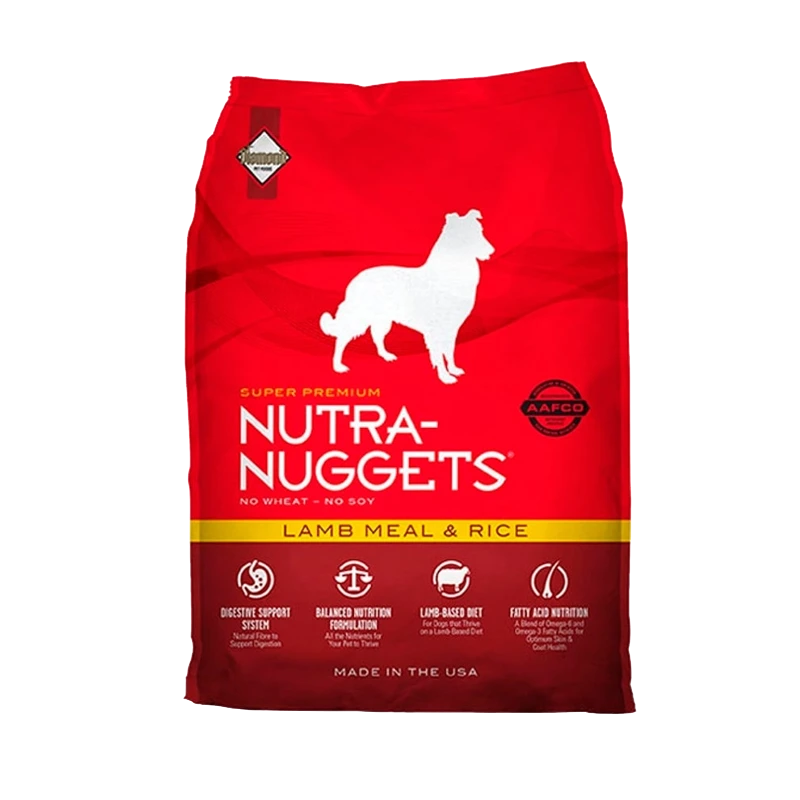 NUTRA-NUGGETS CANINO CORDERO Y ARROZ X 1 KG