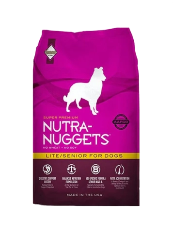 NUTRA-NUGGETS CANINO LITE/SENIOR X 7.5 KG