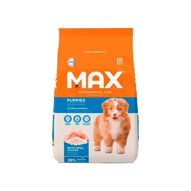 TOTAL MAX CACHORRO PERFORMANCE POLLO & ARROZ X 8 KG