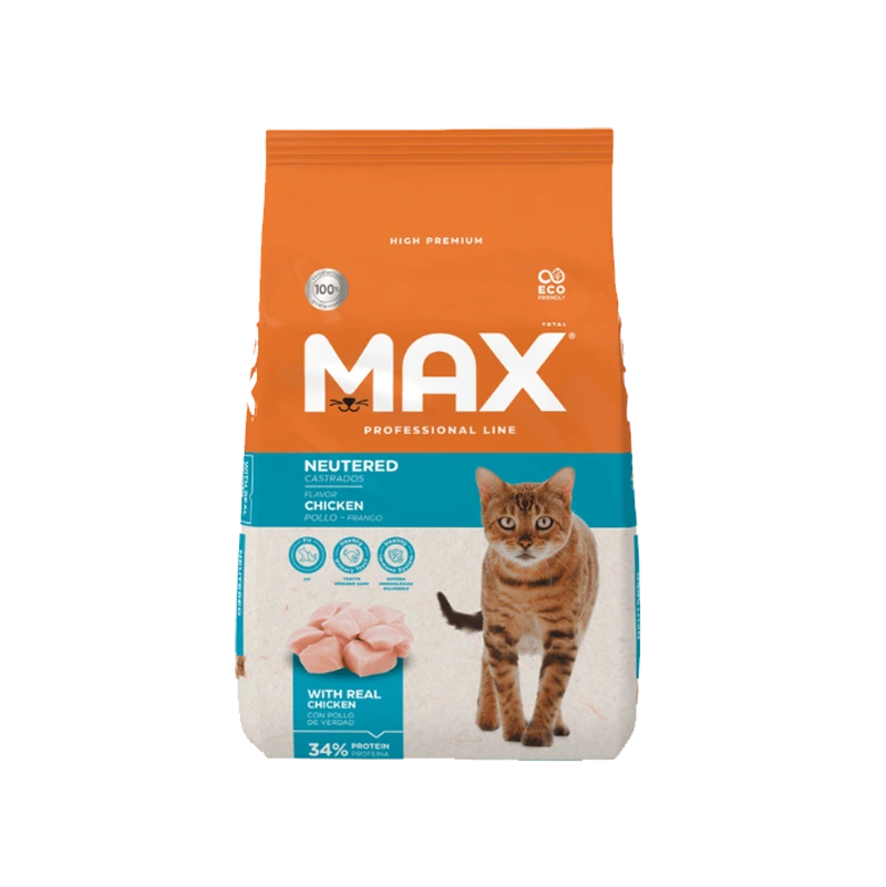 TOTAL MAX CAT ADULTO CASTRADO X 3 KG