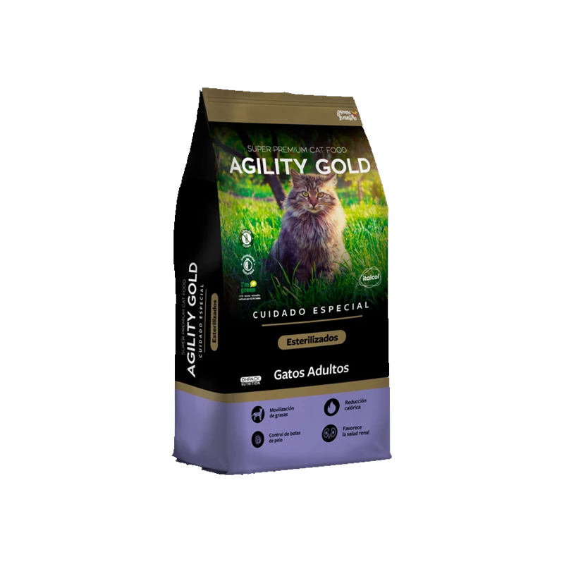AGILITY GOLD GATOS ESTERILIZADOS X 1.5 KG