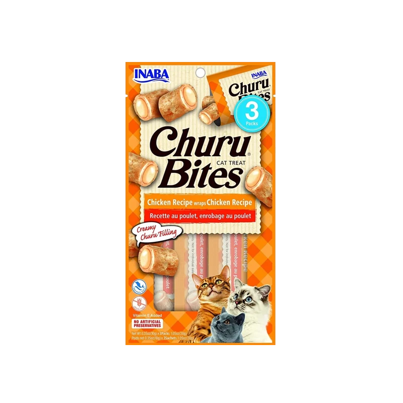 CHURU BITES F CHICKEN RECIPE WRAPS CHICKEN RECIPE X 3 (NARANJA)
