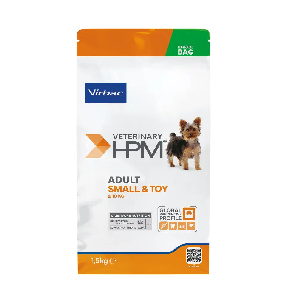 VIRBAC HPM C ADULT SMALL & TOY X 1.5 KG