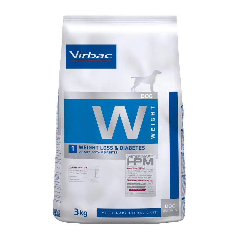 VIRBAC HPM C W1 WEIGHT LOSS & DIABETES X 3 KG