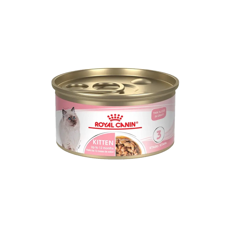 ROYAL CANIN F LATA KITTEN THIN SLICES IN GRAVY 85 G