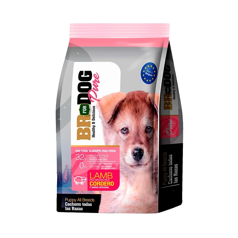 BR FOR DOG PURE PUPPY CORDERO LAMB X 1KG