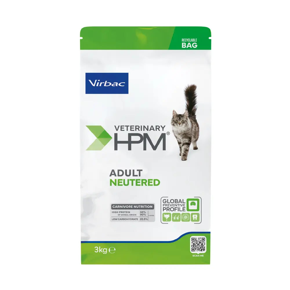 VIRBAC HPM F ADULT NEUTERED CAT X 3KG