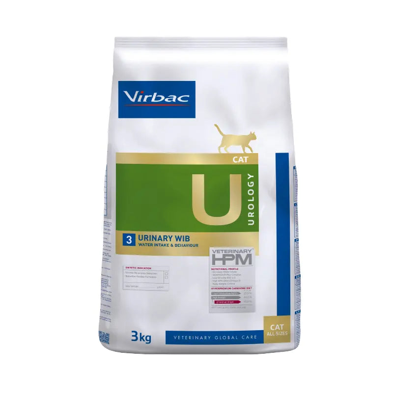 VIRBAC HPM F U3 UROLOGY URINARY WIB X 3 KG
