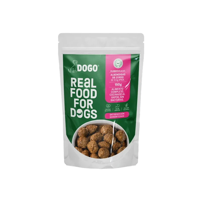 DOGO C ALBONDIGAS CERDO X 150 GR