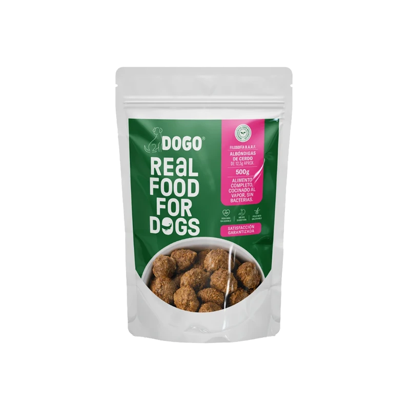 DOGO C ALBONDIGAS CERDO X 500 GR