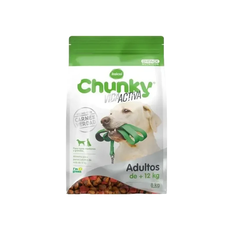 CHUNKY ADULTO VIDA ACTIVA 12+ X 8 KG
