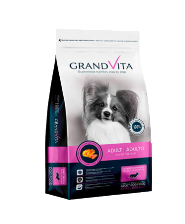 GRAND VITA C SALMON & PAVO ADULTO RAZAS PEQUENAS X 1 KG