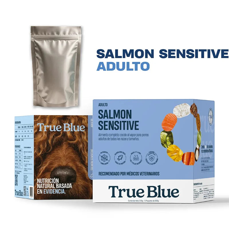 NIDDO TRUE BLUE SALMON SENSITIVE ADULTO X 500 GR X 10 UND
