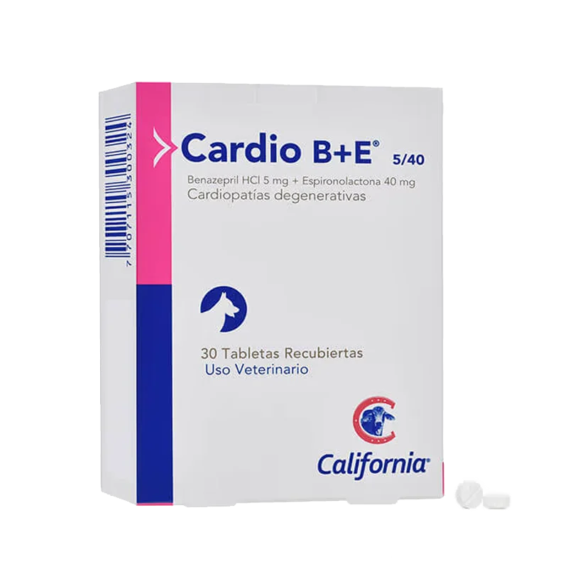 CARDIO B + E (5/40) BLISTER X 10 TABLETAS
