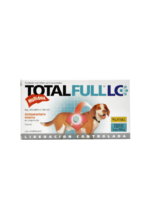 TOTAL FLC PERROS PEQUEÑOS BLISTER X 2 TABLETAS