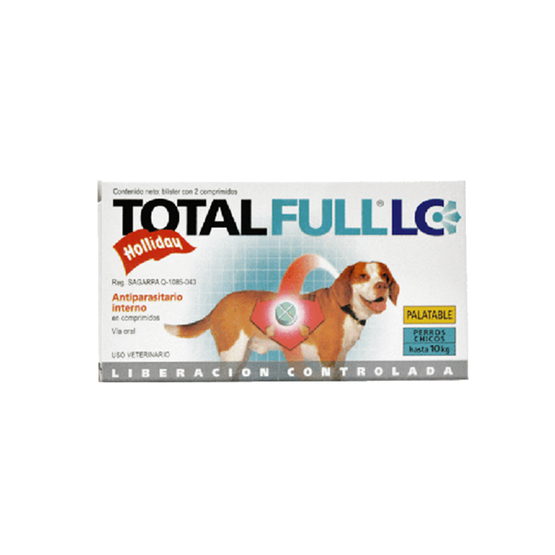 TOTAL FLC PERROS PEQUEÑOS BLISTER X 2 TABLETAS
