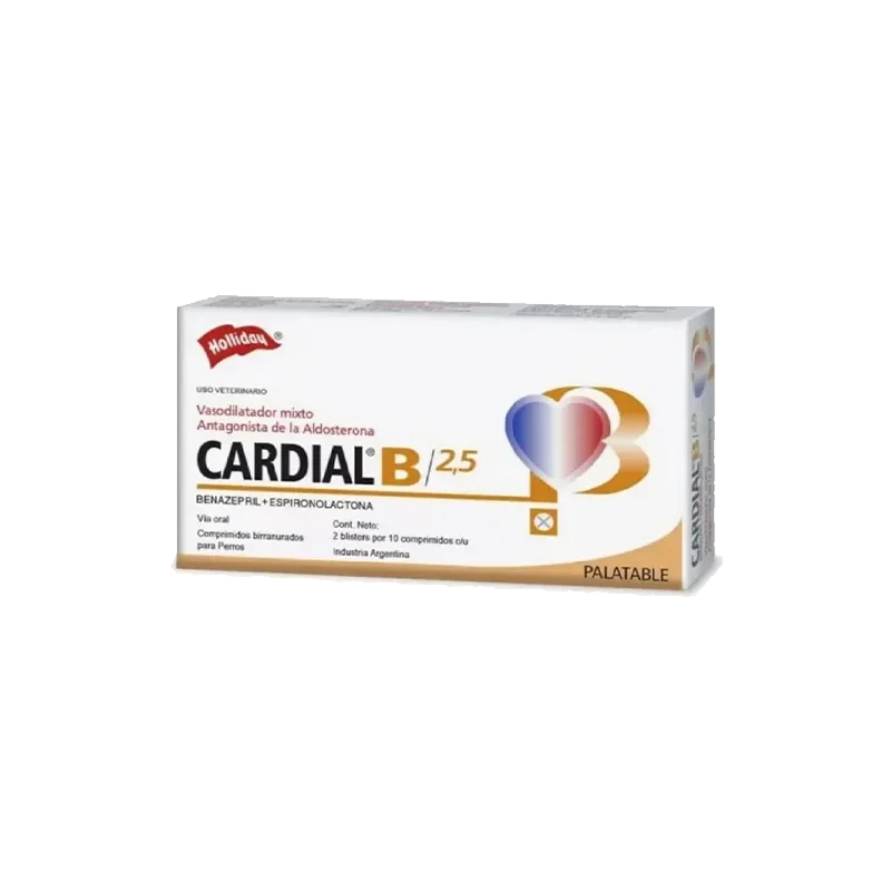 CARDIAL B/2.5 BLISTER X 10 COMPRIMIDOS