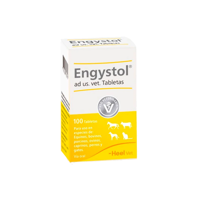 HEEL ENGYSTOL VET 75 MG X 100 TABLETAS