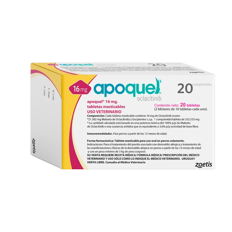 APOQUEL 16 MG TABLETA MASTICABLE BLISTER X 10